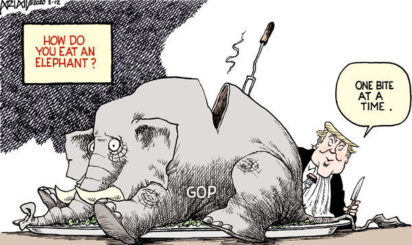 Changing the party one bite at a time